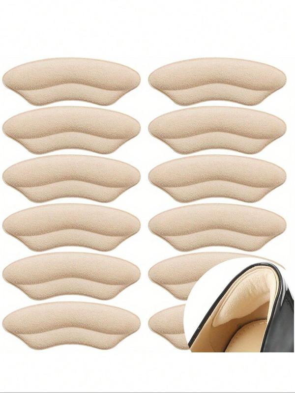 Solid Color Heel Grip, Heel Grip with Soft Suede & Sponge, Shoe Accessories for Women & Men, High Quality Heel Grip Suitable for Almost All Shoes