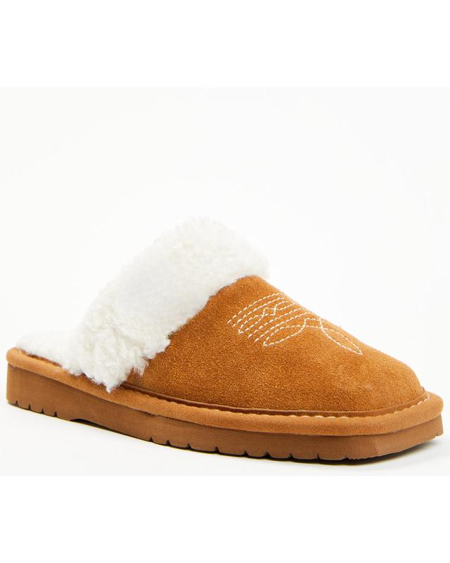 Women's Jackie Slippers Broad Square Toe - 2829-Chsnt