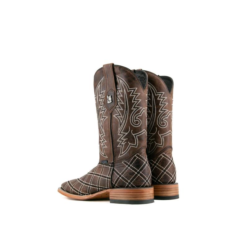 Roca Rombos Square Toe Cowboy Boot