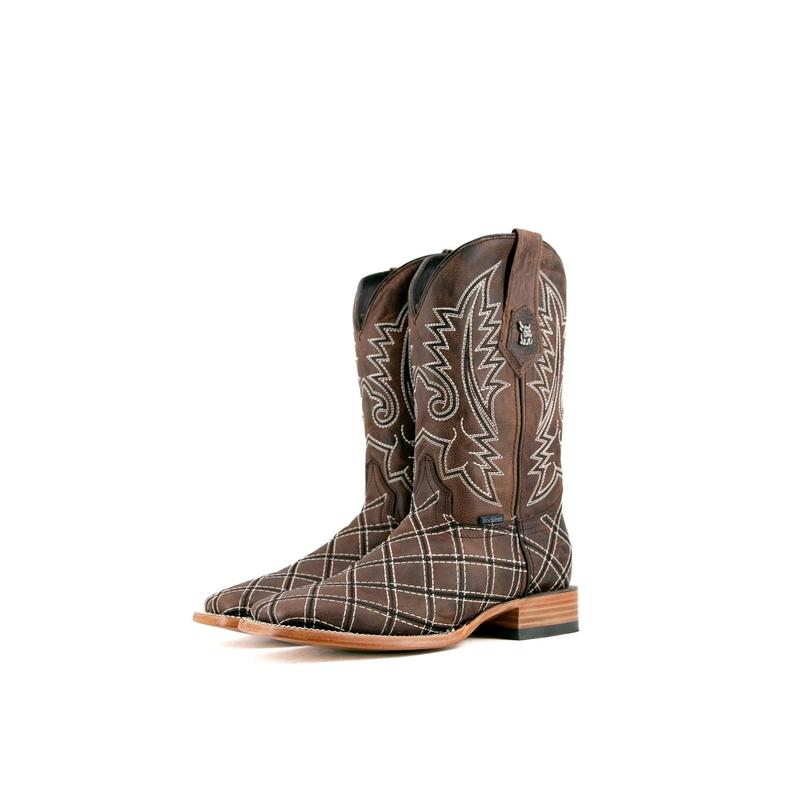 Roca Rombos Square Toe Cowboy Boot