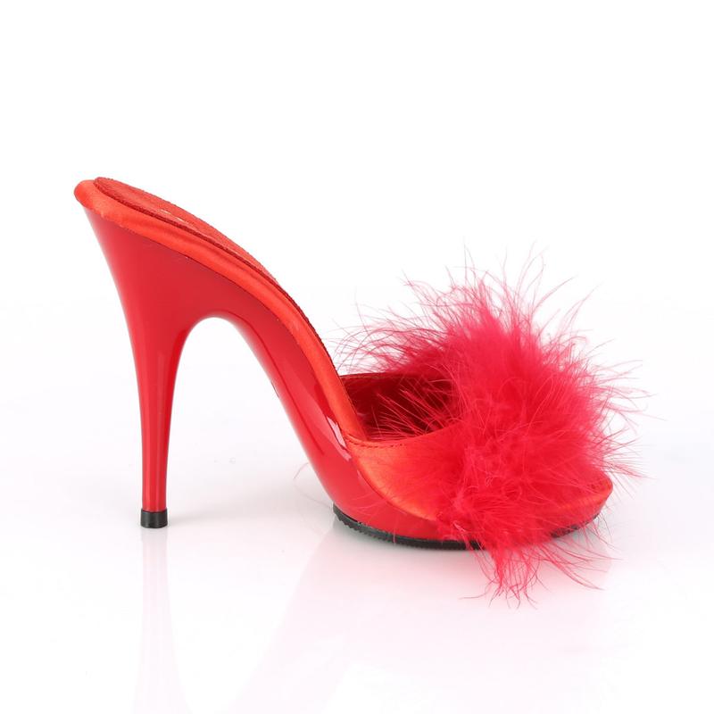 5 Inch Heel POISE-501F Red Fur