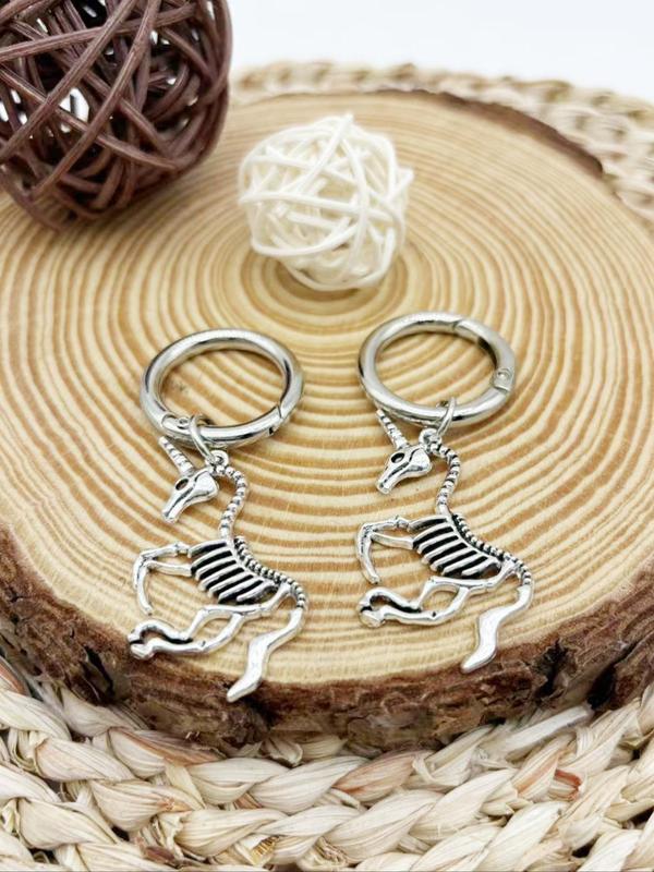 Punk Style Unicorn Design Shoe Charms, Fashionable Novelty Shoes Decorations for Boots, Stylish Shoes Accessories for Women & Men