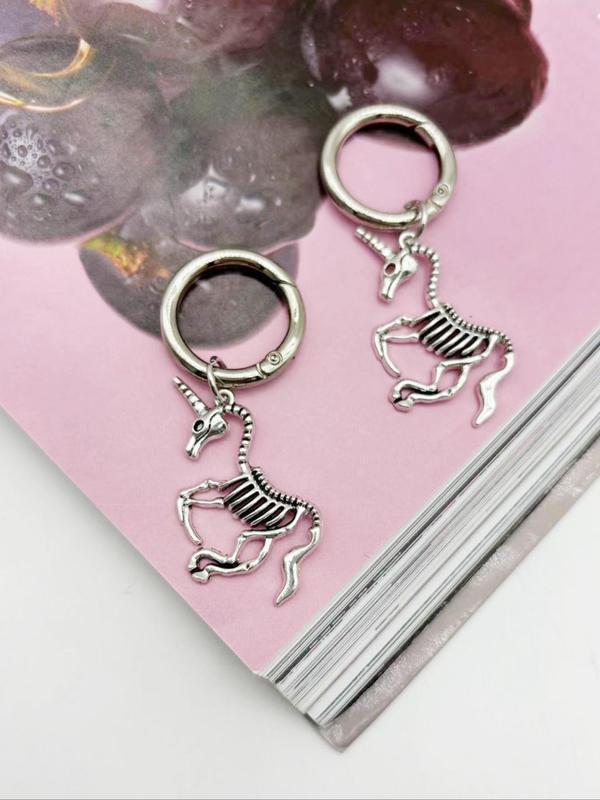 Punk Style Unicorn Design Shoe Charms, Fashionable Novelty Shoes Decorations for Boots, Stylish Shoes Accessories for Women & Men