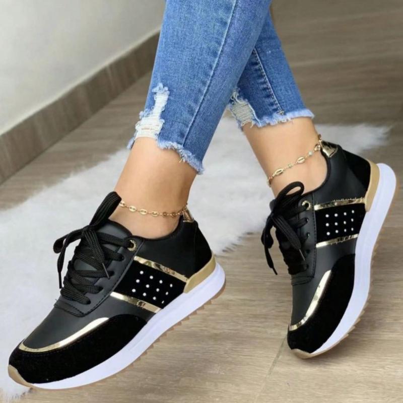 Women's Platform  Walking Shoes Pain Relief Casual Work Shoe Orthotic Arch Support Non Slip Wedge Tennis Sneakers