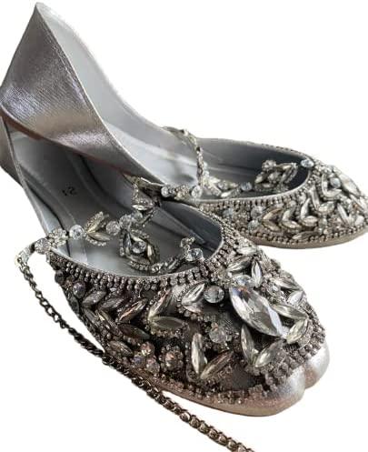 Bridal Khussa Jutti Footwear Flat, punjabi jutti