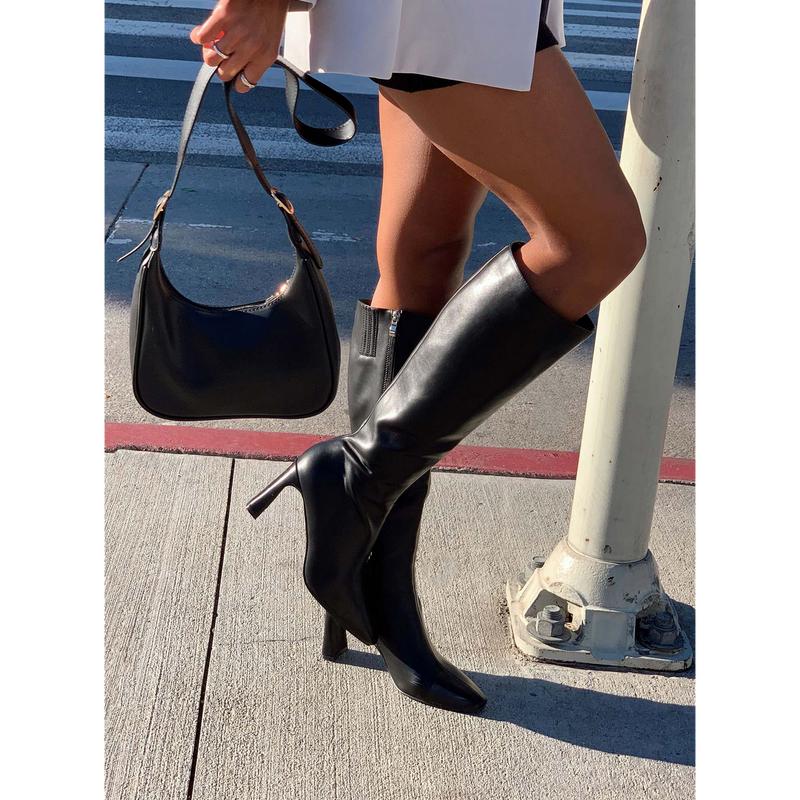 Sawyer Knee High Boots Black