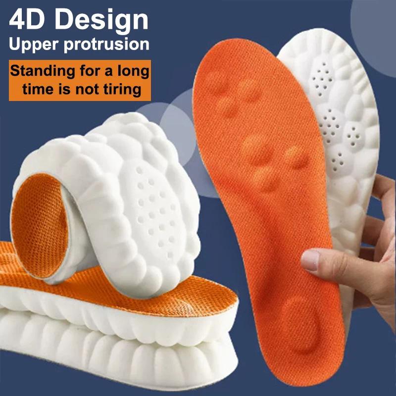 High Elastic Shock Absorbent Deodorant Sports Insoles Antibacterial Sweat Absorbent Men and Women Footwear  Soft Tactical Footwear Shoe Footwear Shoe