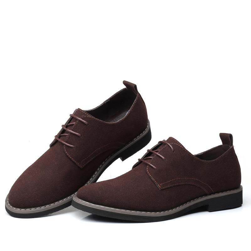 Mens Suede-Effect Derby Shoes - Classic Timeless Lace-up Front, Versatile Semi-Formal Style, Comfortable Durable Casual Dress Shoes for Business, Wedding, Formal Events and Everyday Wear - Elevate Your Men Style