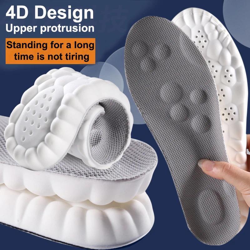 High Elastic Shock Absorbent Deodorant Sports Insoles Antibacterial Sweat Absorbent Men and Women Footwear  Soft Tactical Footwear Shoe Footwear Shoe