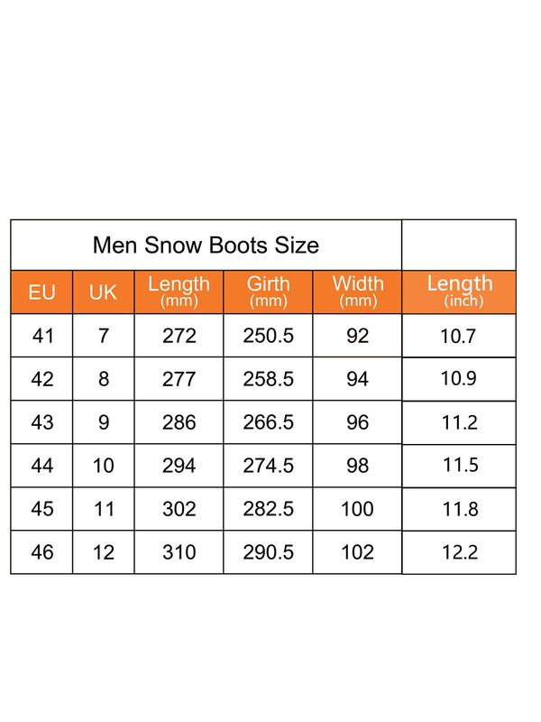 Men's Solid Color Drawstring Snow Boots, Casual Waterproof Warm Boots for Fall & Winter, Male All-match Round Toe Shoes for Daily Wear