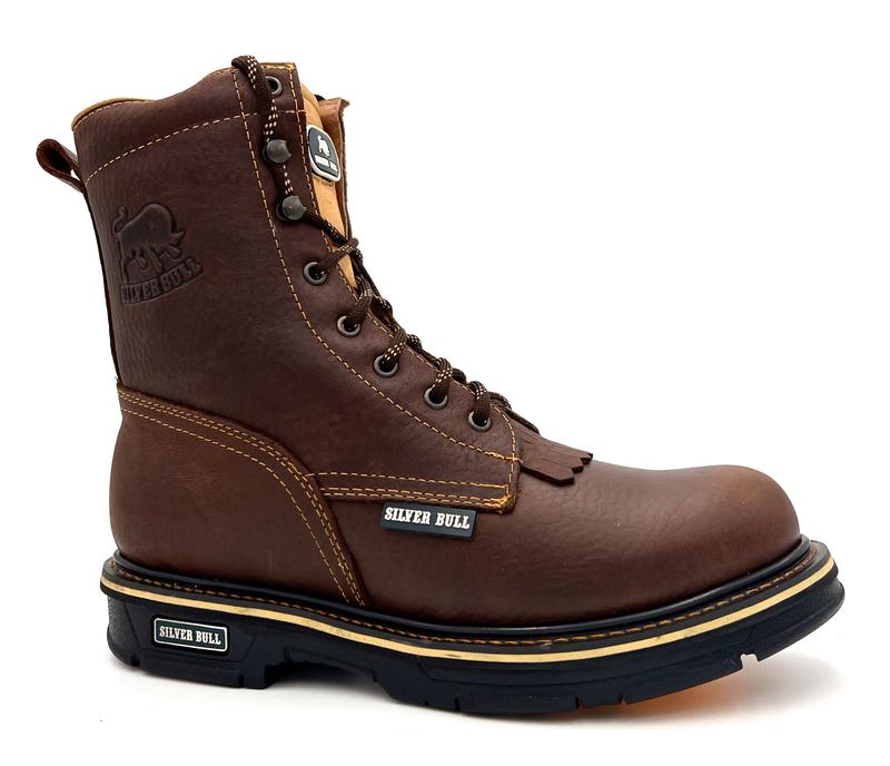 Industrial 8-inch Work Boot, Oil slip Resistant and Anti-Fatigue Sole, Good Year Welt Construction Leather Footwear