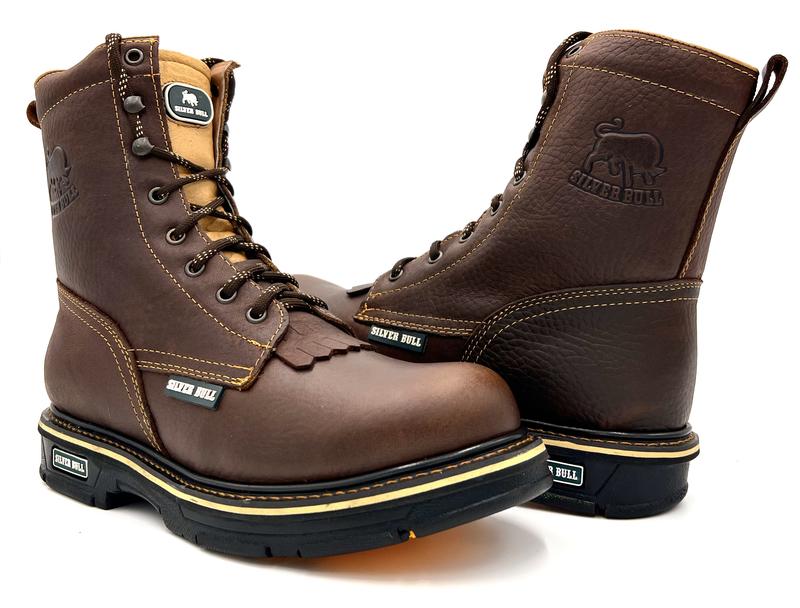 Industrial 8-inch Work Boot, Oil slip Resistant and Anti-Fatigue Sole, Good Year Welt Construction Leather Footwear