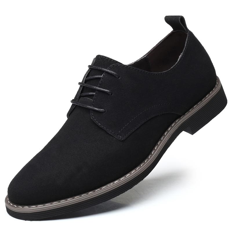 Mens Suede-Effect Derby Shoes - Classic Timeless Lace-up Front, Versatile Semi-Formal Style, Comfortable Durable Casual Dress Shoes for Business, Wedding, Formal Events and Everyday Wear - Elevate Your Men Style