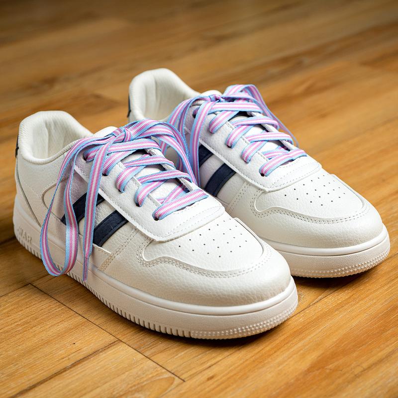 Gay Pride Shoelaces (Rainbow, Transgender, Bisexual, Pansexual, Lesbian, Asexual, Daniel Quasar, NonBinary) - Perfect for PRIDE Parades, Events, Gift Giving.  Show Your PRIDE with these laces. Footwear Comfort