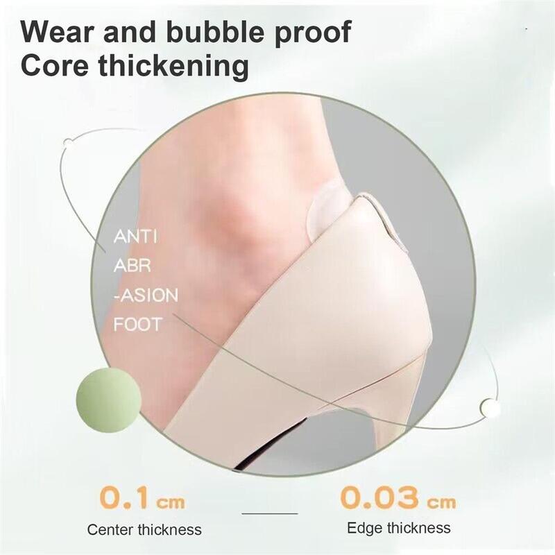 Gel Blister Cushion (50pcs), Invisible Seal Adhesive Heel Support for Blister, Waterproof Blister Pad Guard, Gel Blister Cushion, Heel Blister Protection Patch for Toes Heel Blister Prevention