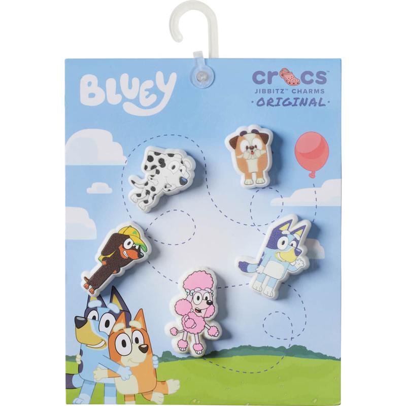 Crocs Jibbitz Bluey Character Shoe Charms 5-Pack