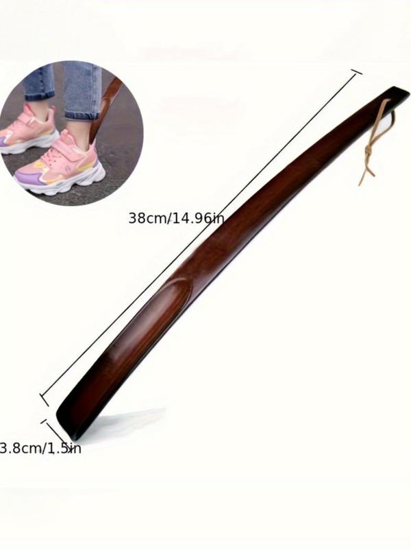 Wooden Shoe Horn, Long Shoe Horn, Shoe Horn for Men & Women, Shoes Accessories for Home & Travel