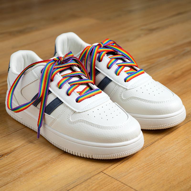 Gay Pride Shoelaces (Rainbow, Transgender, Bisexual, Pansexual, Lesbian, Asexual, Daniel Quasar, NonBinary) - Perfect for PRIDE Parades, Events, Gift Giving.  Show Your PRIDE with these laces. Footwear Comfort