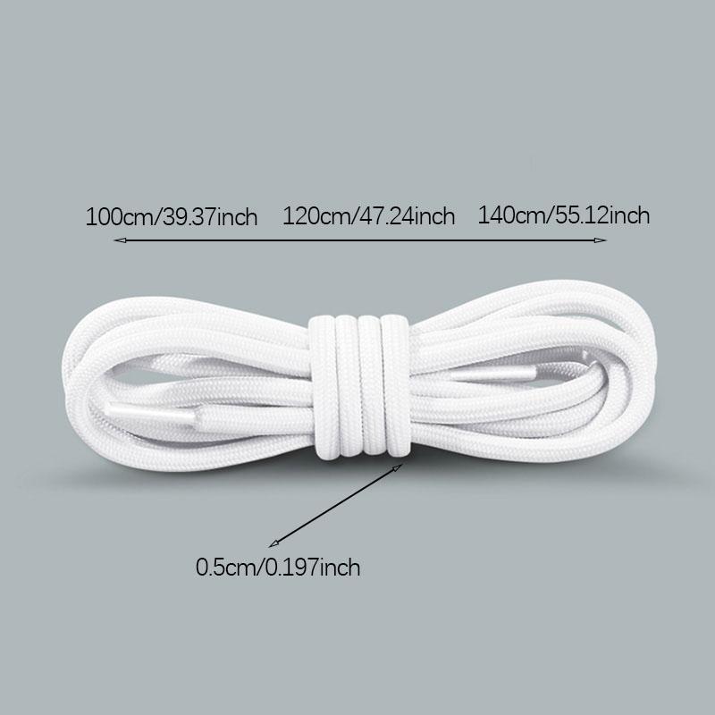 Coconut Shoe Laces, 1 Pair Round Shoe Laces for Men's Women's Applicable Pop Shoes Sneakers Boots, Shoes Accessories