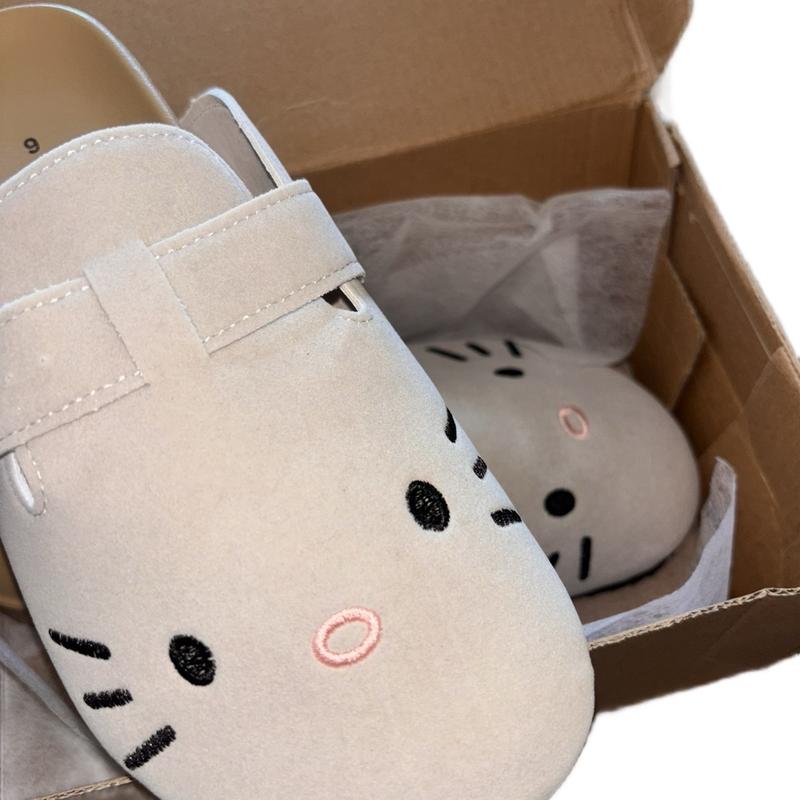 Women's Kitten Clogs Shoe for Comfortable Footwear