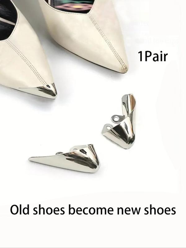 Minimalist Pointed Toe Shoes Tips, Elegant Anti-scratch Pointed Toe Shoes Protector, Fashionable DIY Shoes Decoration Accessories for Women & Girls