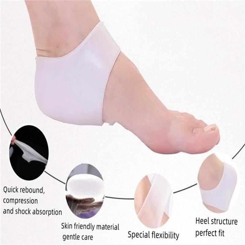 Ankle Socks for Dry & Cracked Skin, 1 Pair Moisturizing Heel Protector, Foot Care Tool