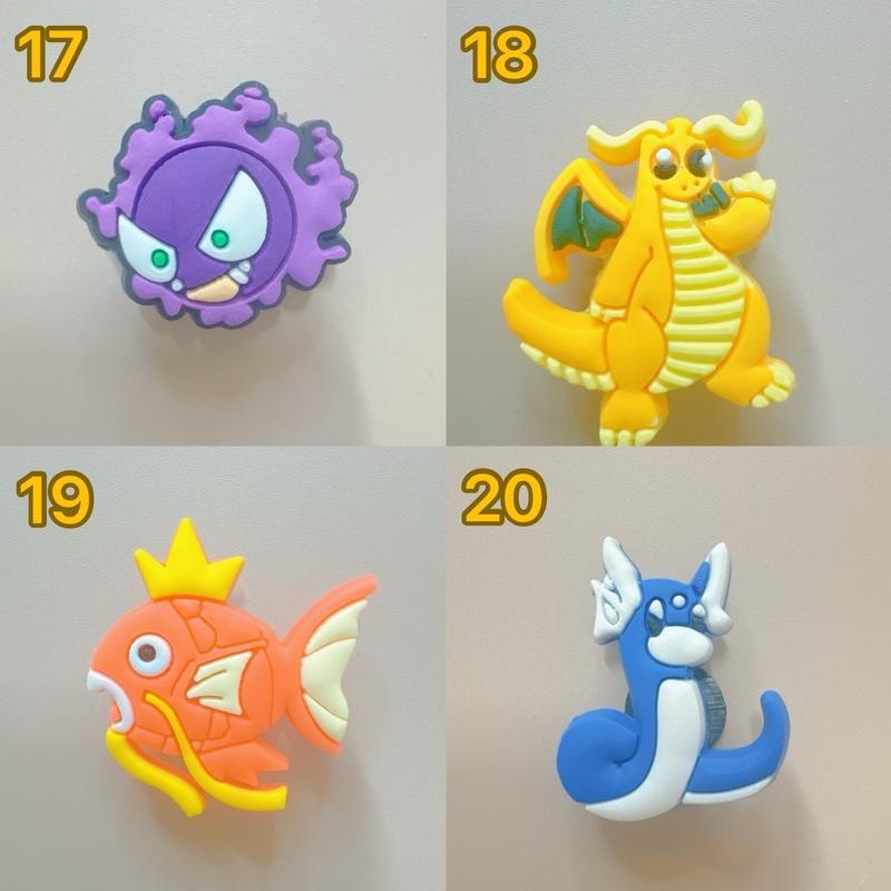 Pokemon Shoe Charm for Crocs -Cute & Fun Accessories for Crocs, Fits All Crocs Styles