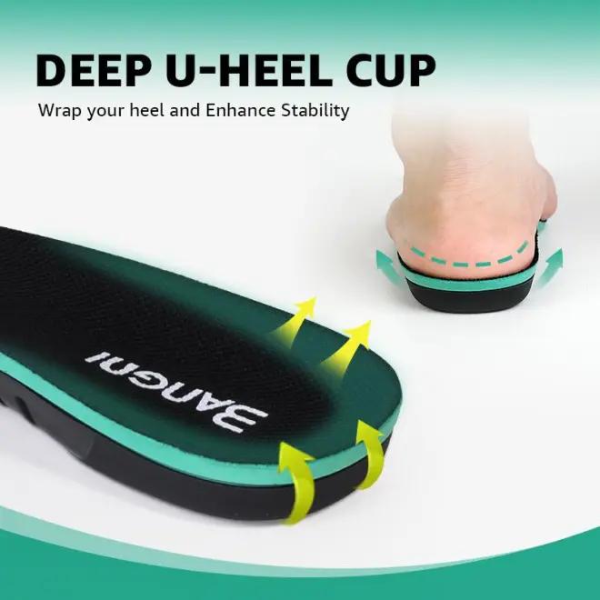 1 Pair Comfortable Shock-absorbing Sports Insoles