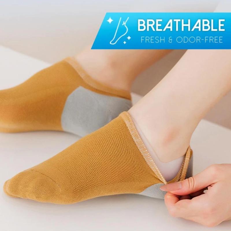 5 6CMConcealed Footbed Enhancers Invisible Height Increase Silicone Insoles Pads