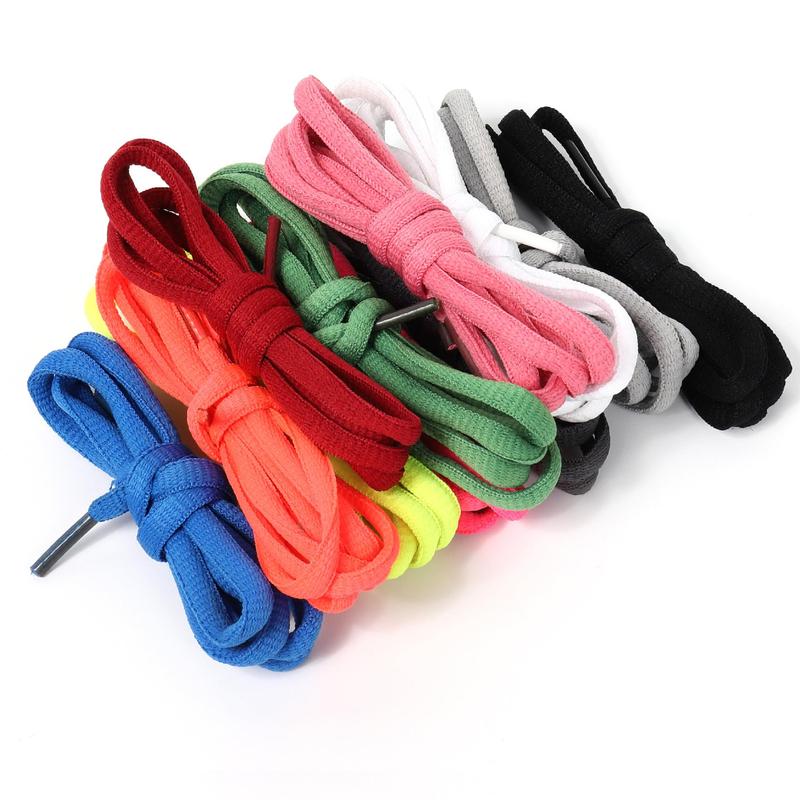 GEN BIGBOTTLE 2 Pairs Oval Shoe Laces For Athletic Running Hiking Shoes Sneakers, Half Round Heavy Duty Boot Laces, Shoelaces