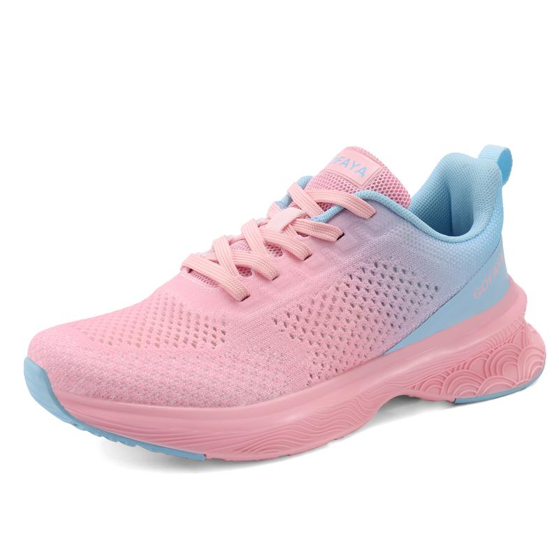 Women's Walking Walking Shoes Low Cut Breathable Training Trainer Sneaker Anti Slip Closed Casual Solid Runner Fashion Girl Sports Shoes