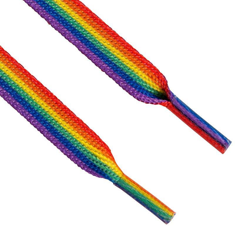 Gay Pride Shoelaces (Rainbow, Transgender, Bisexual, Pansexual, Lesbian, Asexual, Daniel Quasar, NonBinary) - Perfect for PRIDE Parades, Events, Gift Giving.  Show Your PRIDE with these laces. Footwear Comfort