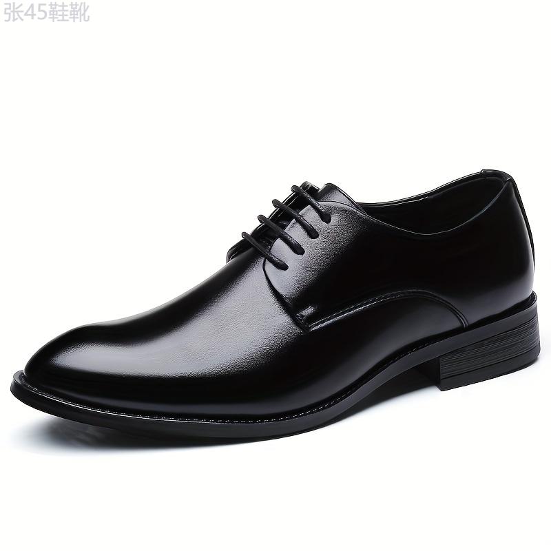 Men's Derby Shoes, Business Formal Office Shoes, Casual Walking Shoes Lace-up Front Shoes For Men Footwear Boy Footwear Boy Closed Comfort Rubber Insole Decor Weight