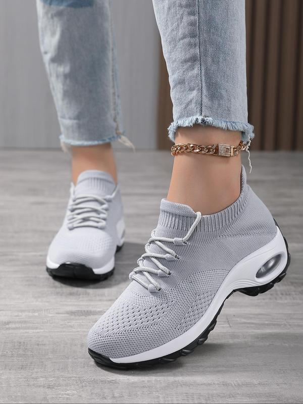 Summer 2024 Casual Lace Up Low Top Running Shoes for Women, Athletic Lightweight Breathable Comfortable Sneakers, Female Round Toe Sports Back To School, Girlfriend Gifts, Fall Outfits, Fall Freshness Fall Outfits 2024 Walking Shoes