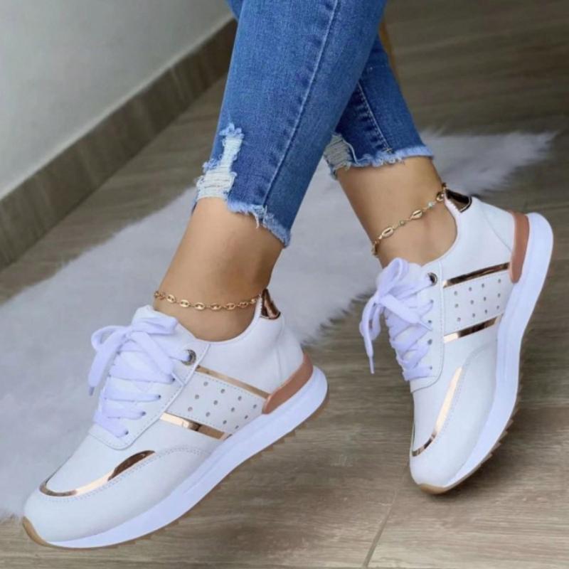 Women's Platform  Walking Shoes Pain Relief Casual Work Shoe Orthotic Arch Support Non Slip Wedge Tennis Sneakers Footwear Girl