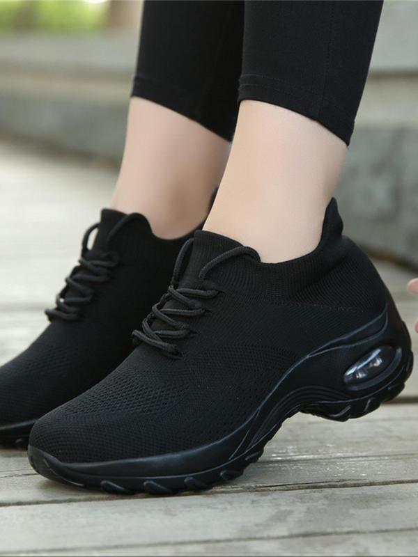 Summer 2024 Casual Lace Up Low Top Running Shoes for Women, Athletic Lightweight Breathable Comfortable Sneakers, Female Round Toe Sports Back To School, Girlfriend Gifts, Fall Outfits, Fall Freshness Fall Outfits 2024 Walking Shoes