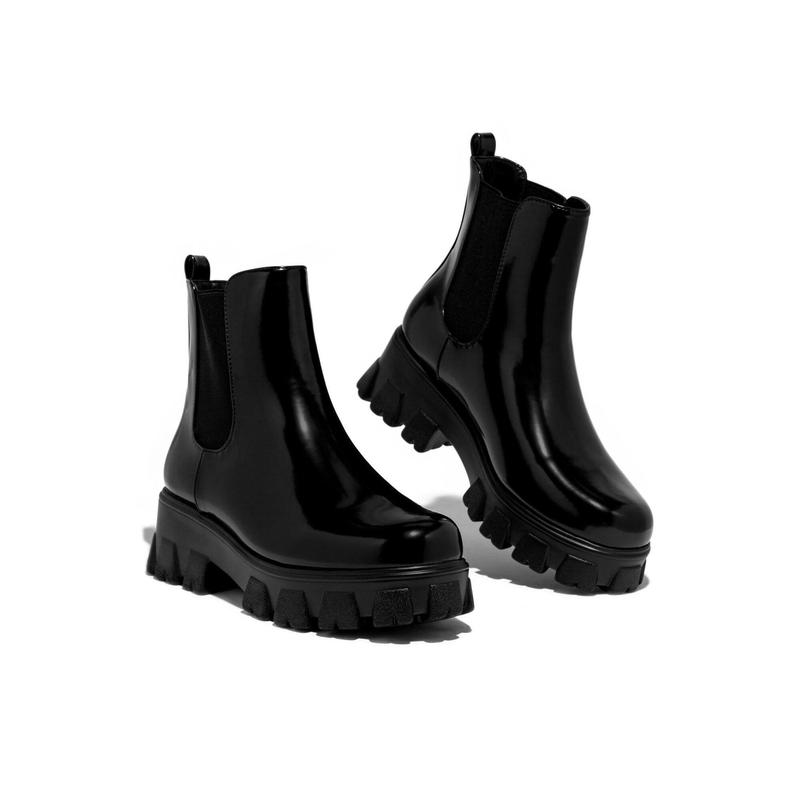 Zuzanna Combat Boots - Black