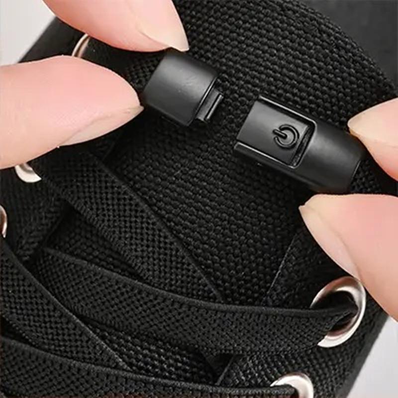 No Tie Shoe Laces, 1 Pair Press Lock Shoelaces, Elastic Laces, Easy To Use, Widened Flat Shoelace for Sneakers, Christmas Gift