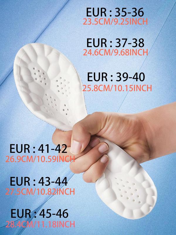 Unisex Sporty Minimalist Shoe Insoles, Trendy Breathable Comfortable Insoles, Anti-slip Shoes Accessories for Women & Men for Daily Use, Fall Outfits, Fall Freshness