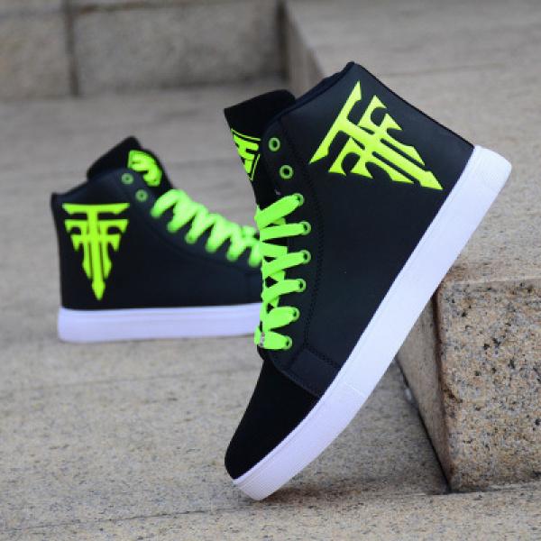 Europe and the United States high-top board shoes men's summer 2024 new fashion breathable casual shoes with soft bottom men's shoes