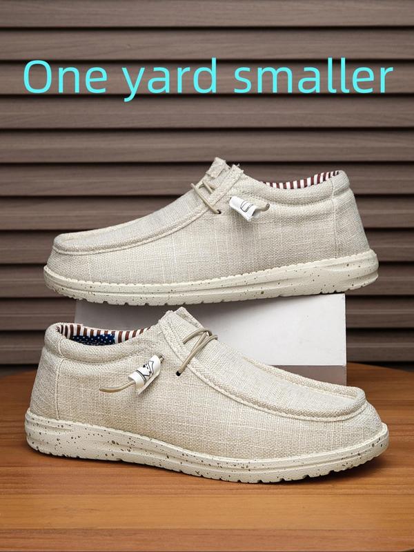 Men's Casual Slip on Low Top Sneakers, 2024 New Style Comfortable Outdoor Flat Boat Shoes, Anti-slip Shoes for Daily Walking Shoes, Footwear