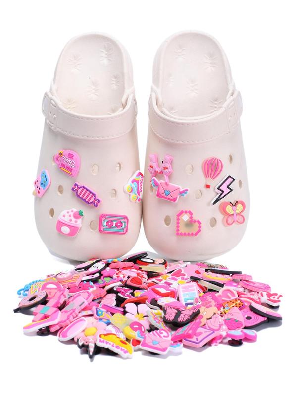 Random Cartoon Shoe Charms, 1 Box Cute Shoe Decoration, Shoes Decorations for Kids & Adults