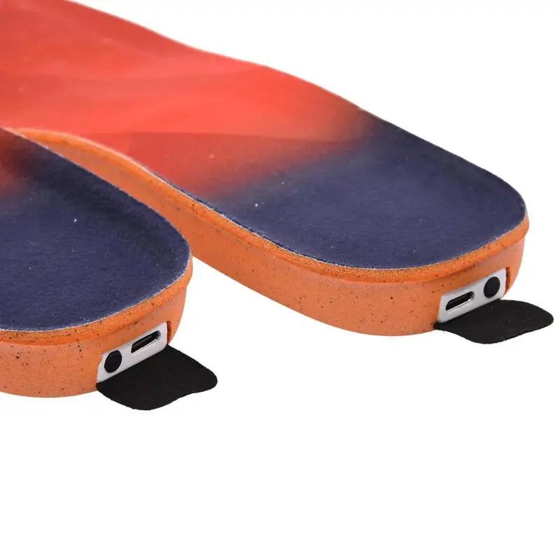 USB Rechargeable Heated Insoles for Men and Women Remote Control Foot Warmer Electric Heated Insoles for Outdoor Hunting