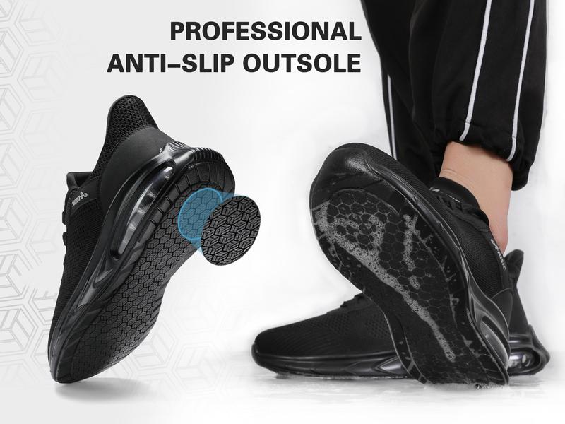 Non Slip Work Shoes for Men Women Slip on Sneakers Waterproof Restaurant Men Zapatos Trabajo Comfort Kitchen Chef Slip Resistant Food Service Shoes