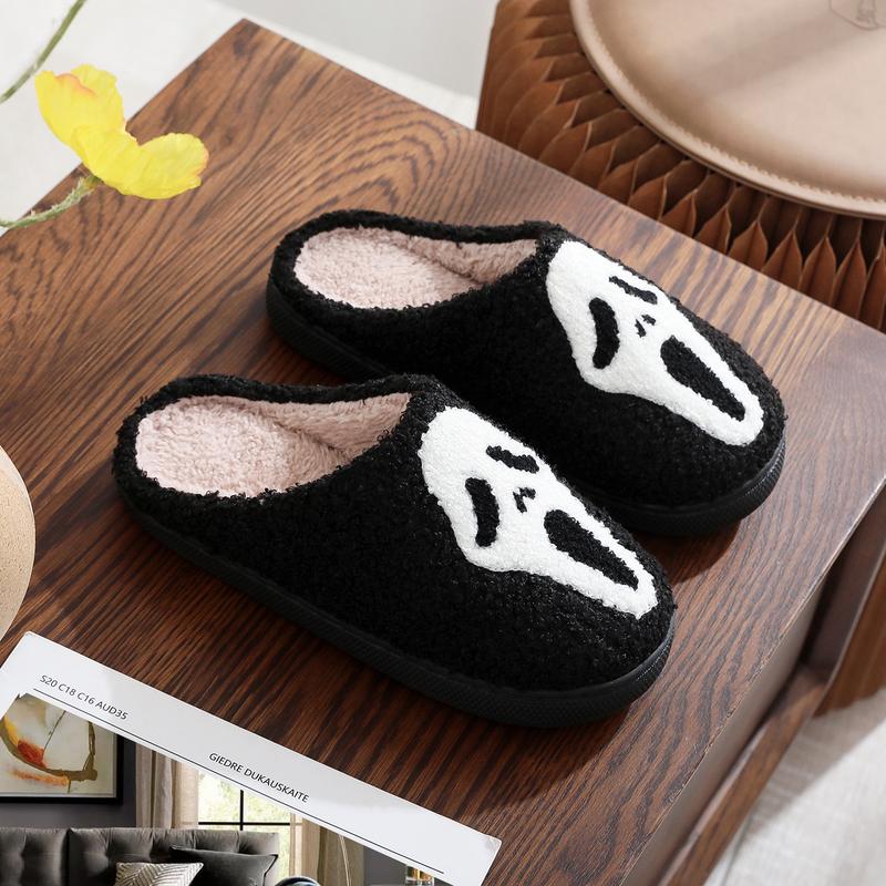 Fluffy Warm Home Slippers, Winter Closed Toe Soft Sole House Shoes, Cozy Bedroom Indoor Plush Slippers,Comfort Cute Women's Home Slippers