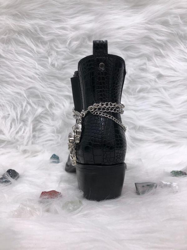 Punk Style Skull Design Layers Shoe Chain, Fashionable Shoes Jewelry for Women & Girls, Trendy All-match & Exquisite Shoes Jewelry for Birthday Gift