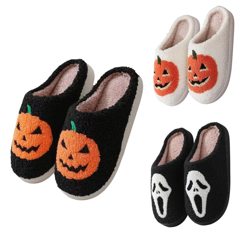 Fluffy Warm Home Slippers, Winter Closed Toe Soft Sole House Shoes, Cozy Bedroom Indoor Plush Slippers,Comfort Cute Women's Home Slippers