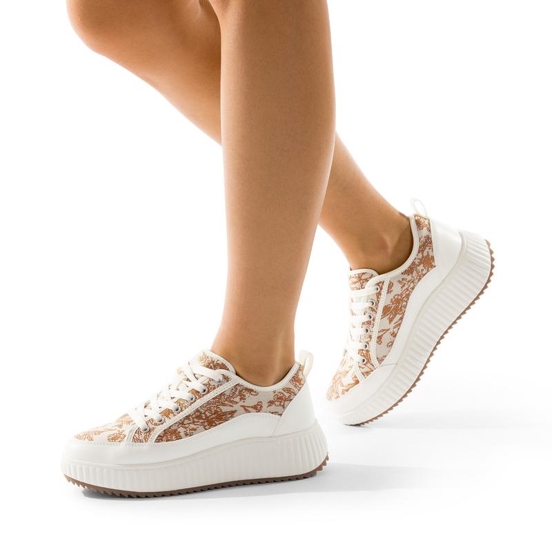 Dream Pairs Sky Comfortable Platform Fashion Sneakers