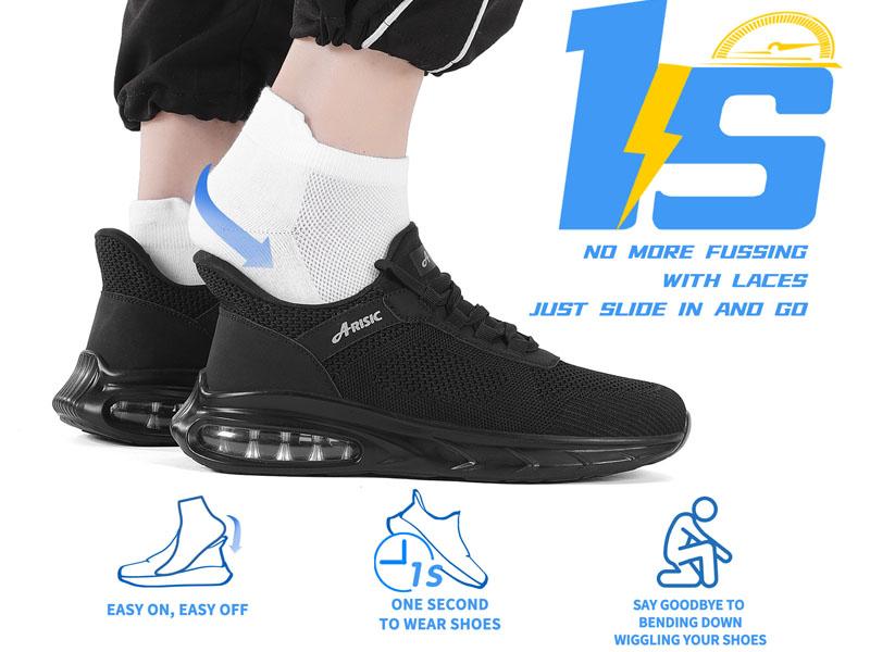 Non Slip Work Shoes for Men Women Slip on Sneakers Waterproof Restaurant Men Zapatos Trabajo Comfort Kitchen Chef Slip Resistant Food Service Shoes