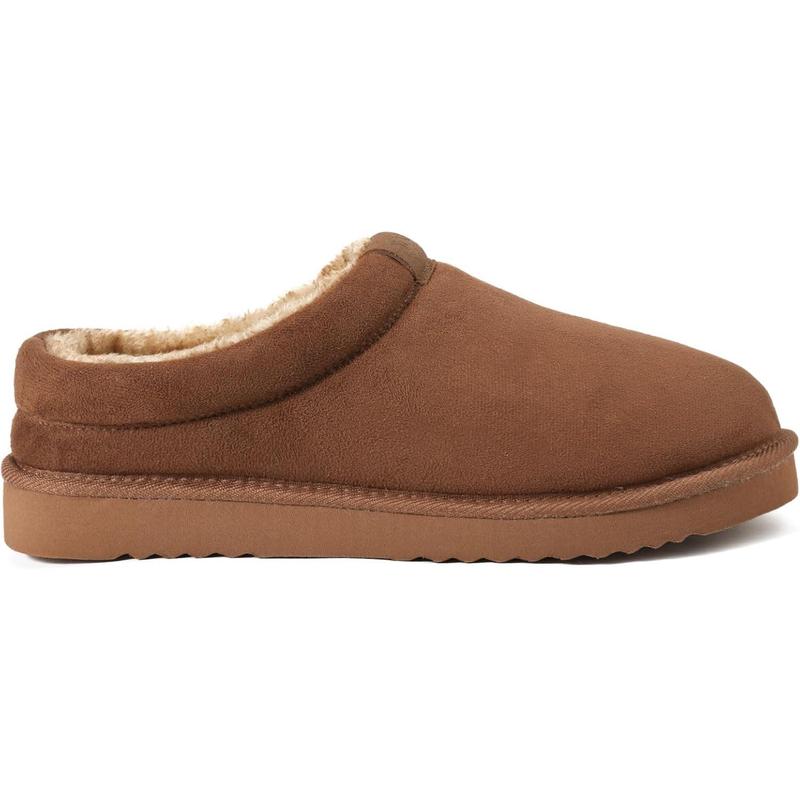 Mens Vallarta Plush Suede Clog Slippers Flipflop Shoe Footwear Comfort Weight Walking Shoes